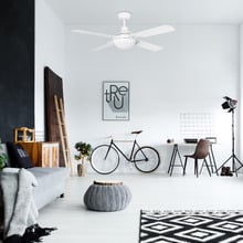 Discovery AC Ceiling Fan with Tri-Colour LED
